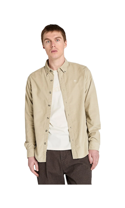 CAMICIA IN VELLUTO A COSTE ISLAND FOSSIL